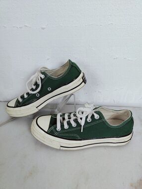 Converse Chuck 70 Low 'Midnight Clover' Canvas Platform Sneakers, 5(M) 7(W)